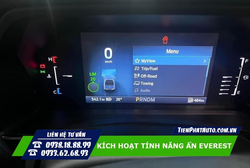 Kích hoạt tính năng ẩn Ford Everest 2023 mở khóa Full chức năng