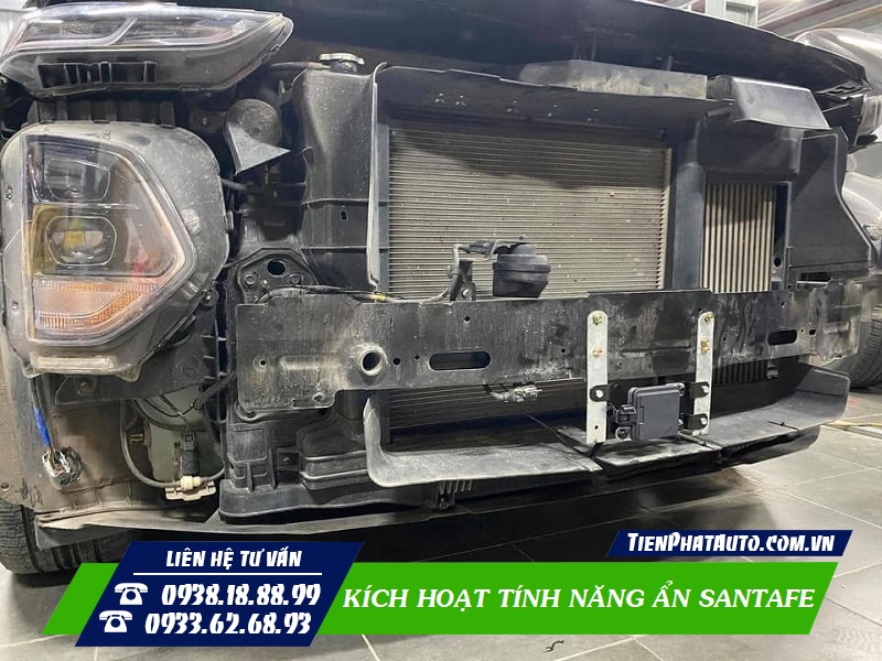 Hệ thống Radar cảm biến được lắp thêm để kích hoạt tính năng cần thiết