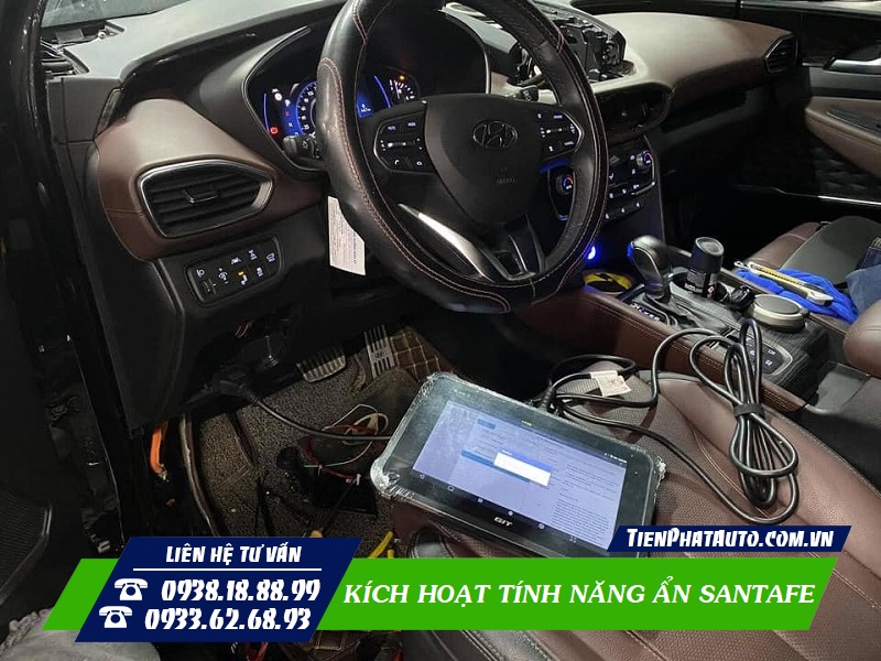 Tiến Phát Auto chuyên kích hoạt tính năng ẩn Hyundai Santafe 2019 - 2021
