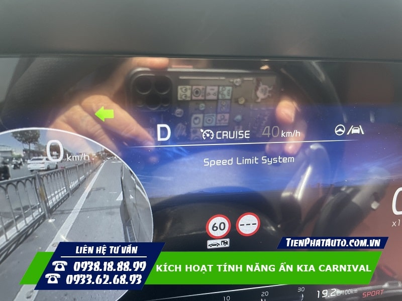 Tiến Phát Auto chuyên kích hoạt tính năng ẩn Kia Carnival tại TPHCM