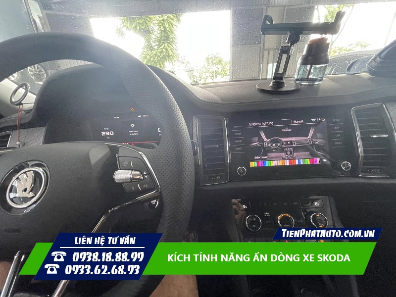 Tiến Phát Auto chuyên kích hoạt tính năng ẩn cho các dòng xe SKODA