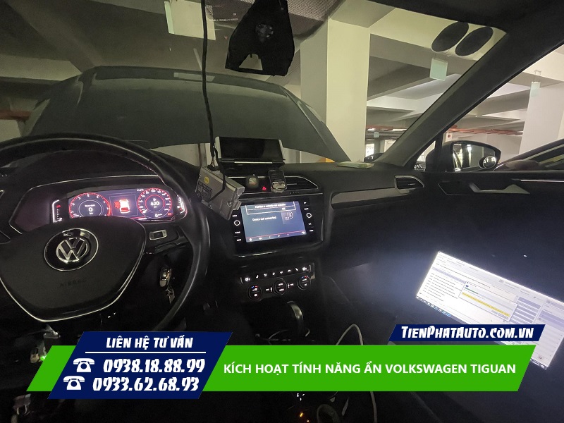 Kích hoạt tính năng ẩn Tiguan giúp mang lại nhiều trải nghiệm tiện lợi hơn