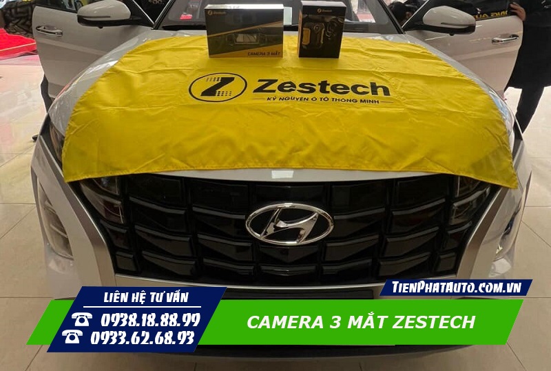 Lắp camera 3 mắt Zestech được tặng ngay bơm điện Zestech