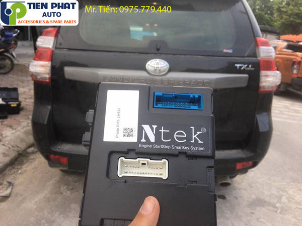 Lắp chìa khóa thông minh Start Stop Smart Key cho Toyota Prado chính hãng