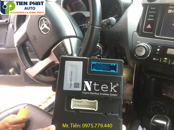 Độ chìa khóa thông minh Start Stop Smart Key cho Toyota Prado chính hãng