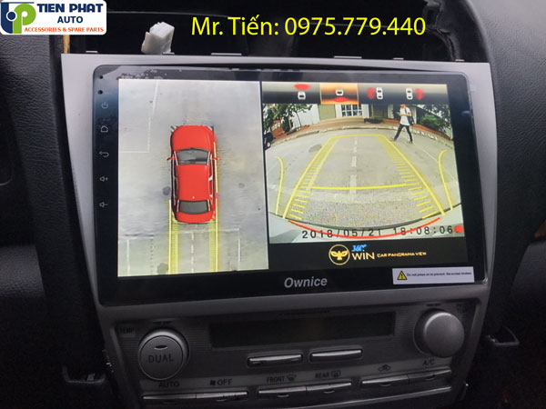 Lắp đặt Camera 360 độ cho Toyota Camry 2008 - 2012 chính hãng tại TPHCM