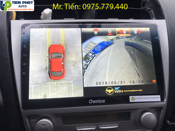 Lắp đặt Camera 360 độ cho Toyota Camry 2008 - 2012 chính hãng tại TPHCM