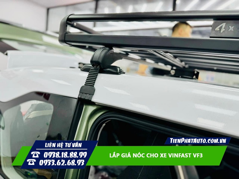 Lắp nóc Vinfast VF3 là sản phẩm tiện lợi không thể bỏ qua