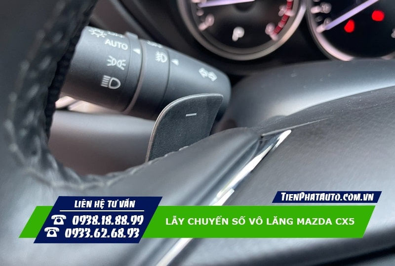 Tiến Phát Auto chuyên độ lẫy chuyển số vô lăng cho xe Mazda CX5