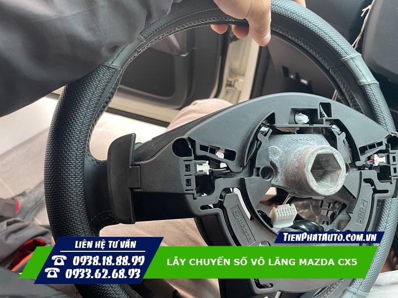 Lẫy số Mazda CX5 chính hãng Mazda được lắp đặt cắm giắc Zin 100%