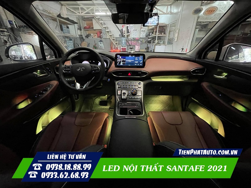 Nội thất xe cá tính hơn trước khi chưa độ đèn LED nội thất