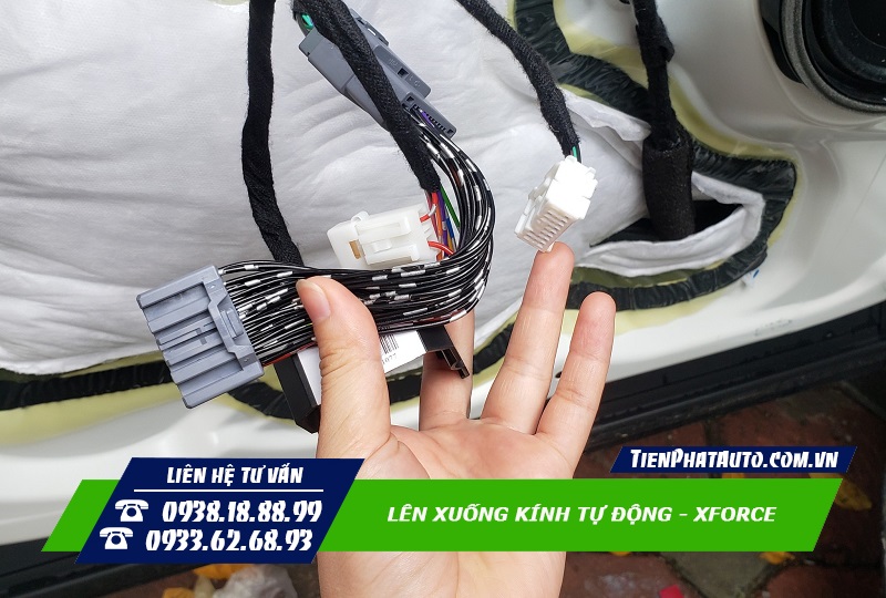 Modul lắp gập gương lên xuống kính tự động Xforce hoàn toàn cắm giắc