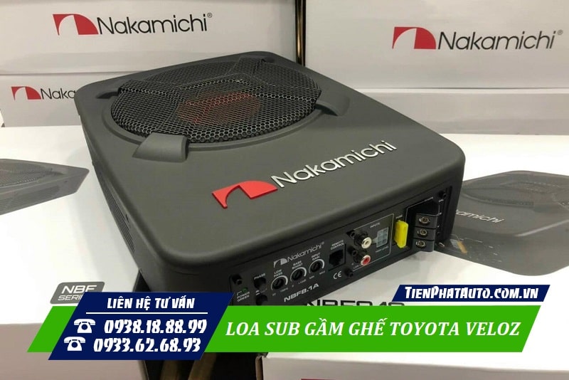 Tiến Phát Auto chuyên độ loa sub gầm ghế Toyota Veloz tại TPHCM
