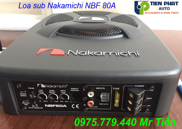 lap loa sub nakamichi nbf 80a cho ô tô