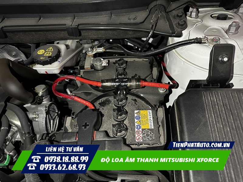 Tiến Phát Auto dùng bộ phụ kiện cao cấp khi độ loa cho Xforce