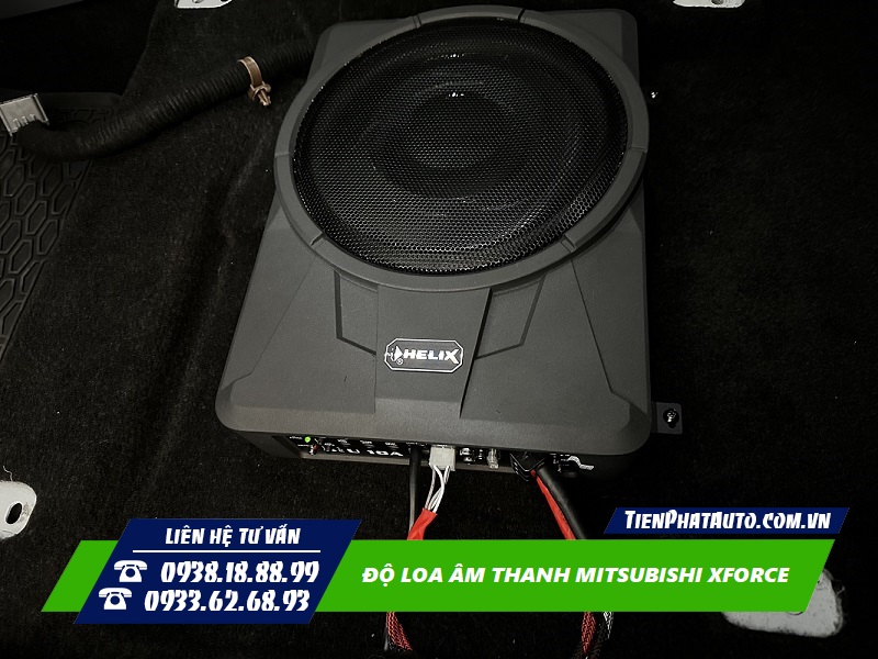 Độ loa sub gầm ghế cho Xforce âm thanh hay hơn, chi phí tiết kiệm