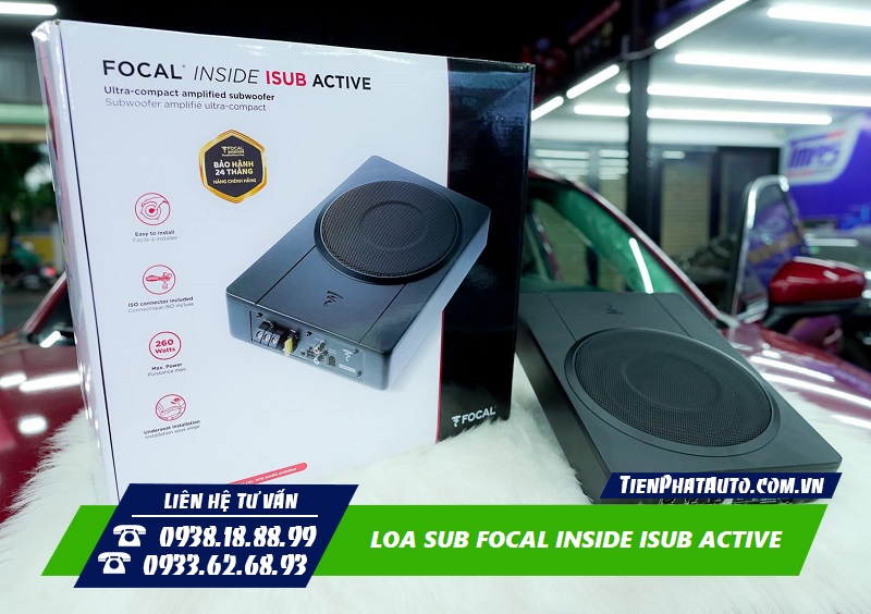 Loa sub Focal Inside ISUB Active chính hãng tích hợp Amply