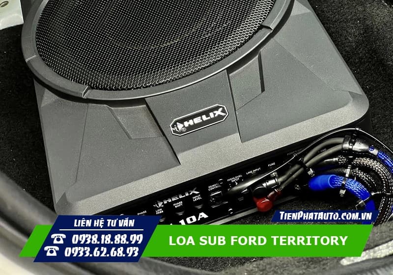 Mẫu loa sub Helix dành cho xe Ford Territory 2023