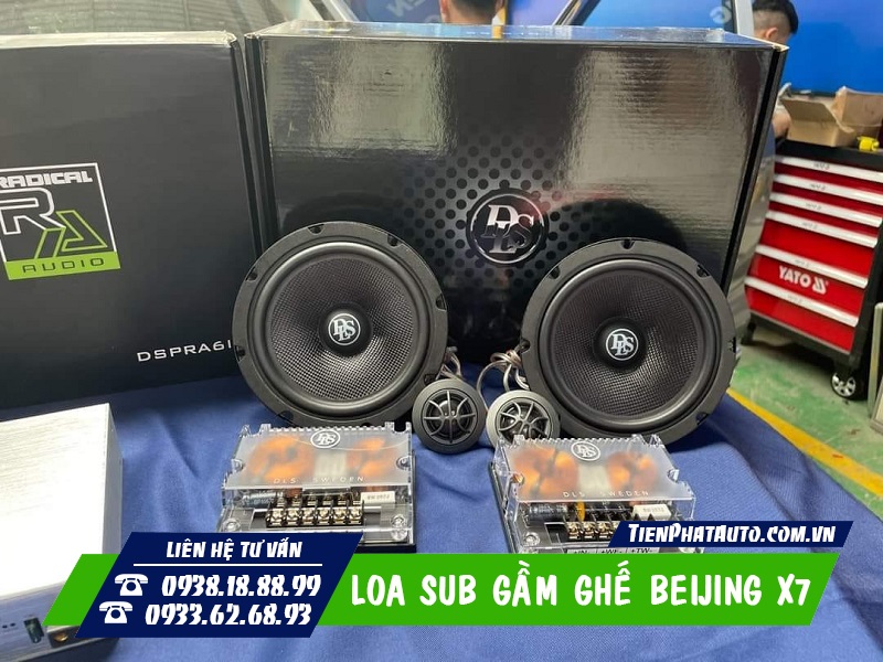 Tiến Phát Auto có đầy đủ loa sub để bạn chọn lắp đặt cho Beijing X7