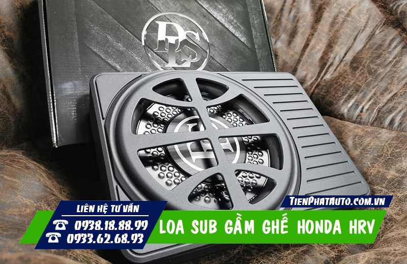 Độ loa sub gầm ghế cho Honda HRV 2023 giúp âm thanh hay hơn