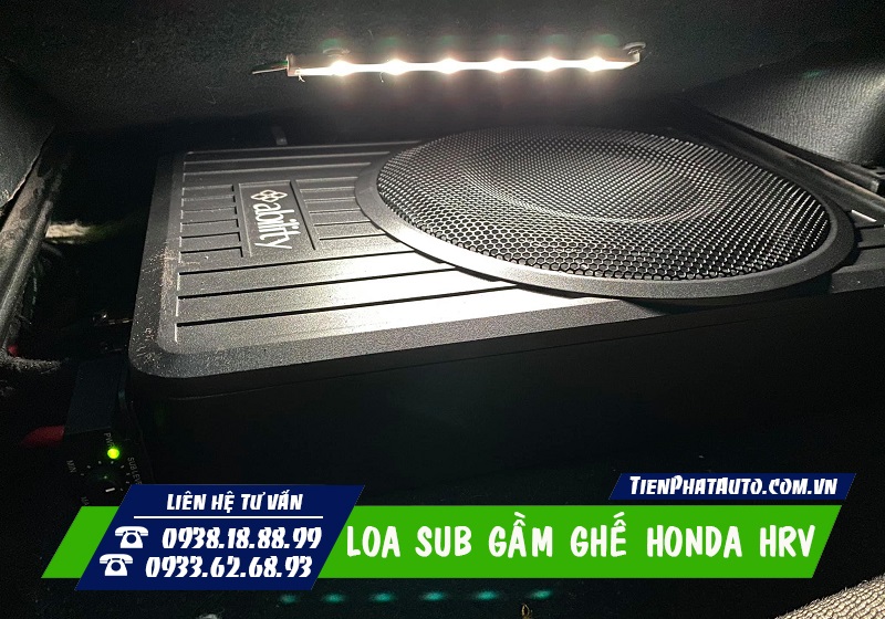 Nâng cấp loa sub Honda HRV 2023 giúp mang lại nhiều sự tiện lợi