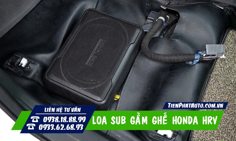 Tiến Phát Auto chuyên độ âm thanh loa sub Honda HRV 2023 tại TPHCM