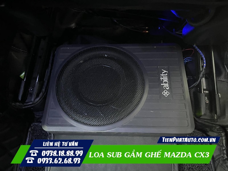 Loa sub gầm ghế được bảo hành chính hãng 1 đổi 1 trong 12 tháng