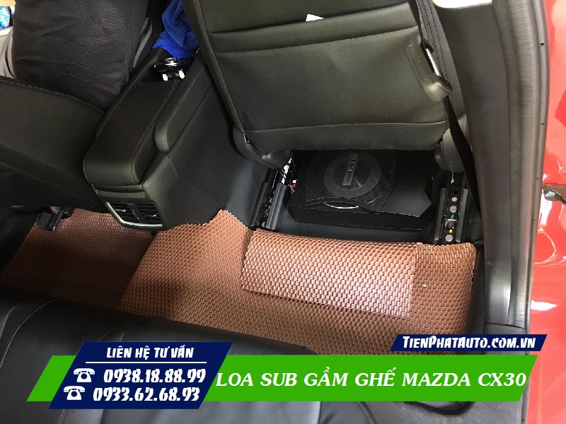 Loa Sub gầm ghế là phụ kiện cần thiết không thể thiếu trên xe