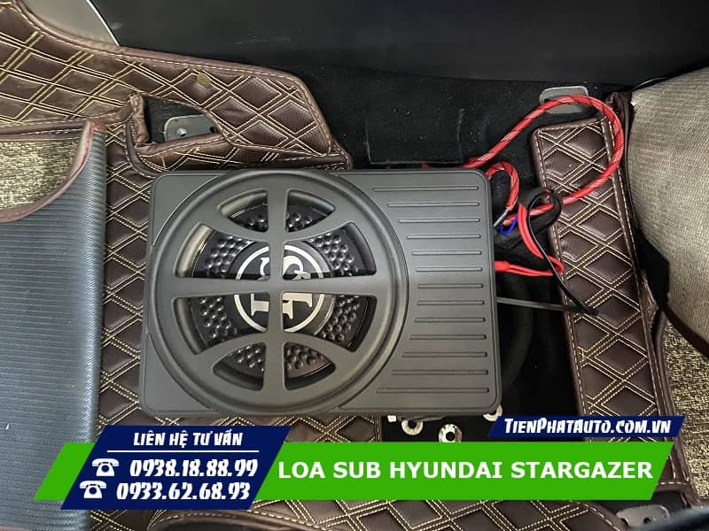 Nâng cấp loa sub Hyundai Stargazer giúp cải thiện âm thanh hiệu quả