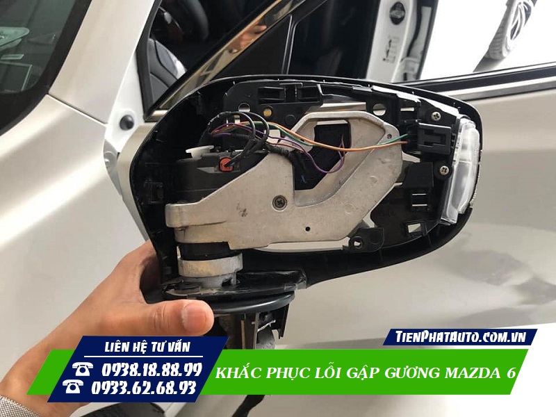 Có rất nhiều nguyên nhân khiến xảy ra tình trạng lỗi gập gương Mazda 6