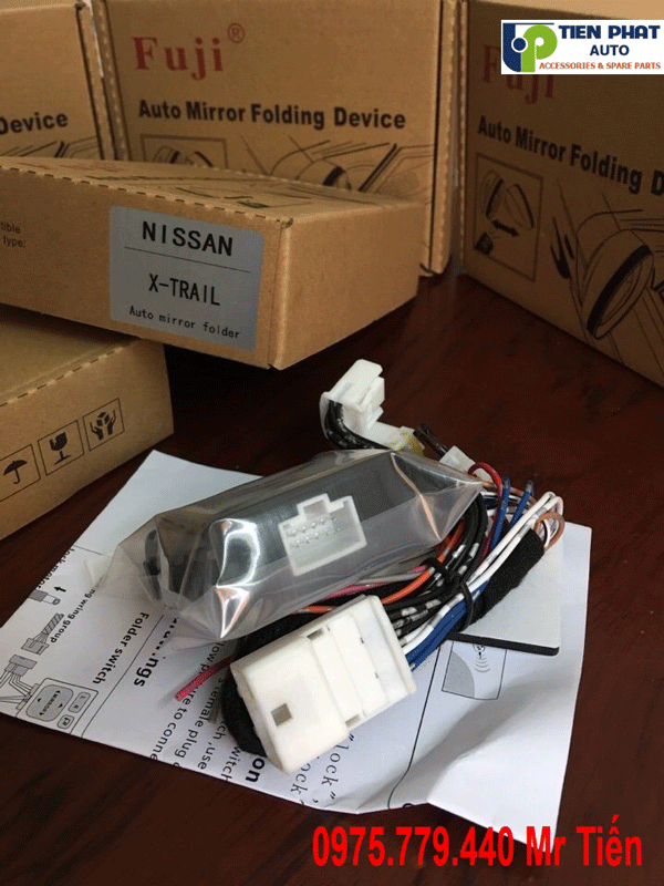 look cửa gập gương lên xuống kính tự động cho nissan x-trail 2018-2019