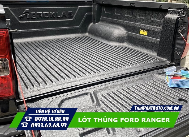 Lót thùng Ford Ranger 2022 - 2023 giúp mang lại nhiều sự tiện lợi