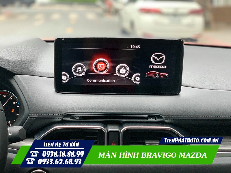 Màn hình Bravigo lắp được các dòng Mazda 2/3/5/CX3/CX30/CX5/CX8