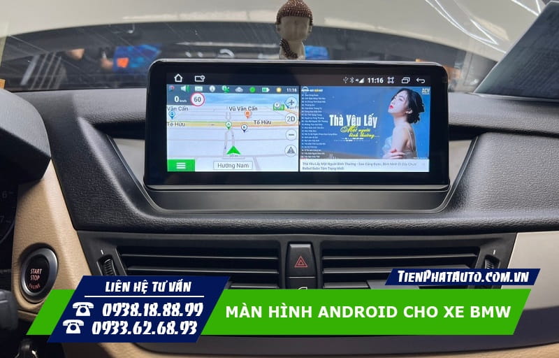 Lắp màn hình Android cho BMW giúp mang lại nhiều tính tiện lợi