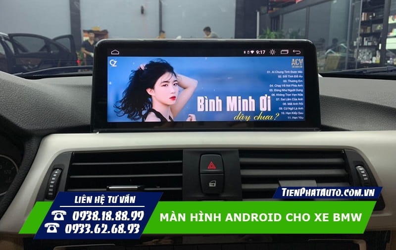 Màn hình Android BMW lắp cho dòng xe 3 Series