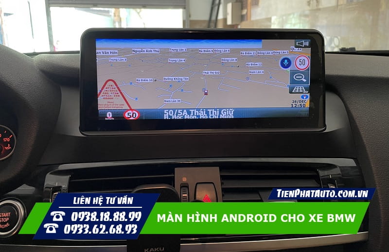 Màn hình Android FLY lắp cho dòng xe BMW X5