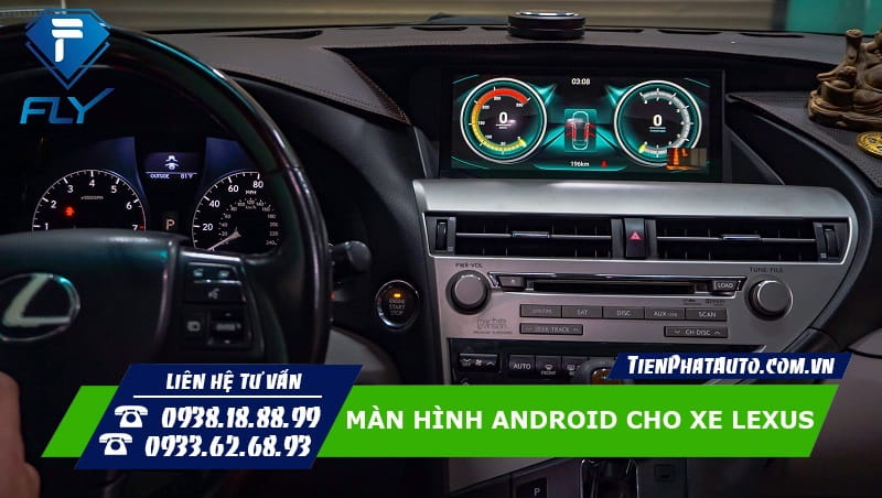 Màn hình Android cho Lexus là trang bị không nên bỏ qua