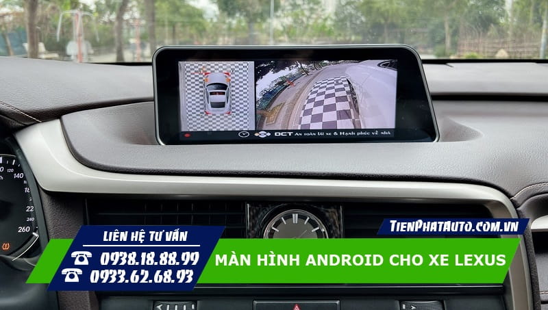 Màn hình có thể kết nối được nhiều hệ thống khác giúp bạn lái xe an toàn