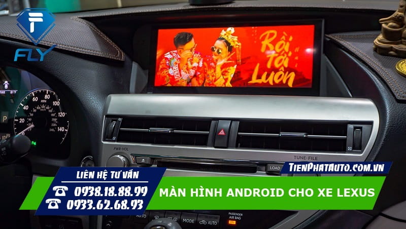 Màn hình Android cho Lexus giúp đáp ứng các nhu cầu giải trí của bạn