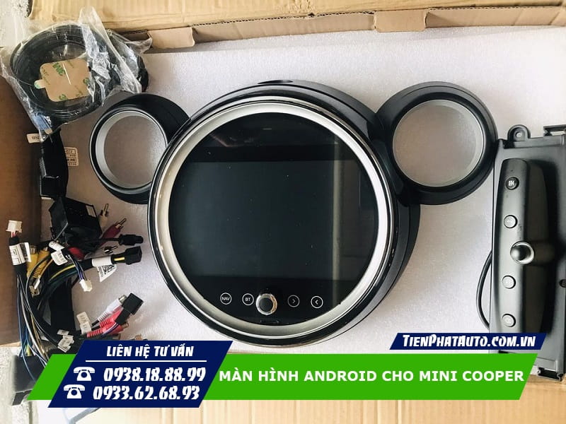 Trọn bộ màn hình Android dành riêng cho xe Mini Cooper