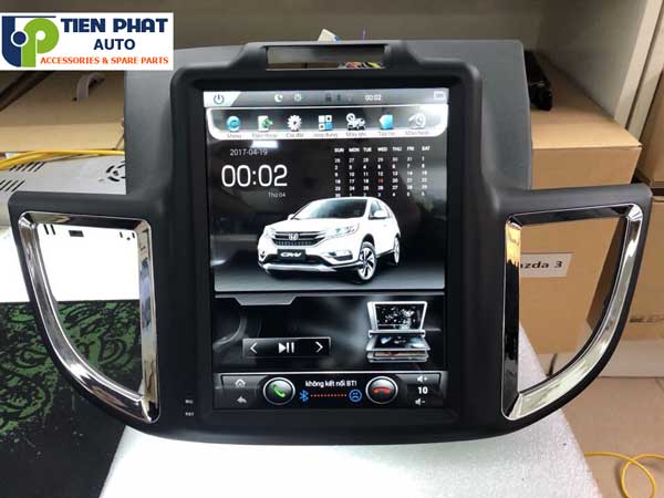 noi lap dat man hinh dvd tesla cho honda crv 2015 uy tin