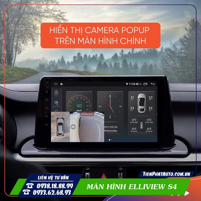 Màn hình Elliview S4 giao diện thân thiện người dùng dễ sử dụng 