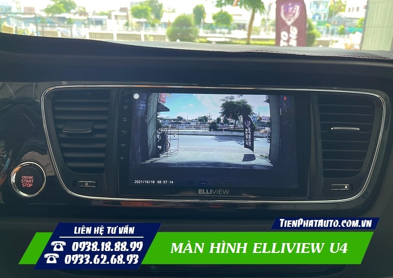 Elliview U4 tích hợp được nhiều phần mềm hỗ trợ lái xe an toàn