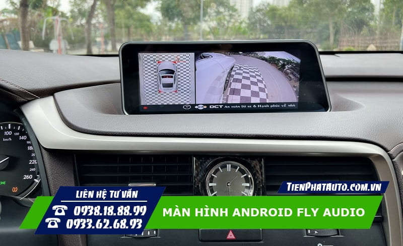 Màn hình FLY có thể kết nối với các thiết bị hỗ trợ lái xe an toàn hơn