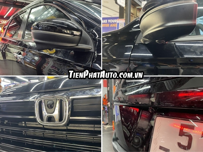 Hình ảnh các mắt camera 360 độ được lắp trên Honda BRV