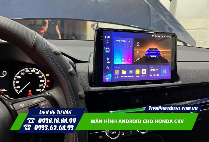 Lắp màn hình Android cho CRV 2024 mang lại nhiều trải nghiệm hơn