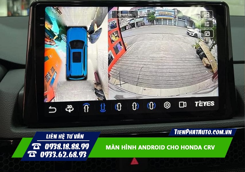 Tích hợp camera 360 độ hỗ trợ quan sát xung quanh xe