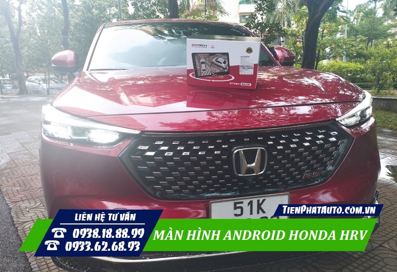 Màn hình Android lắp đặt dành cho xe Honda HRV 2023