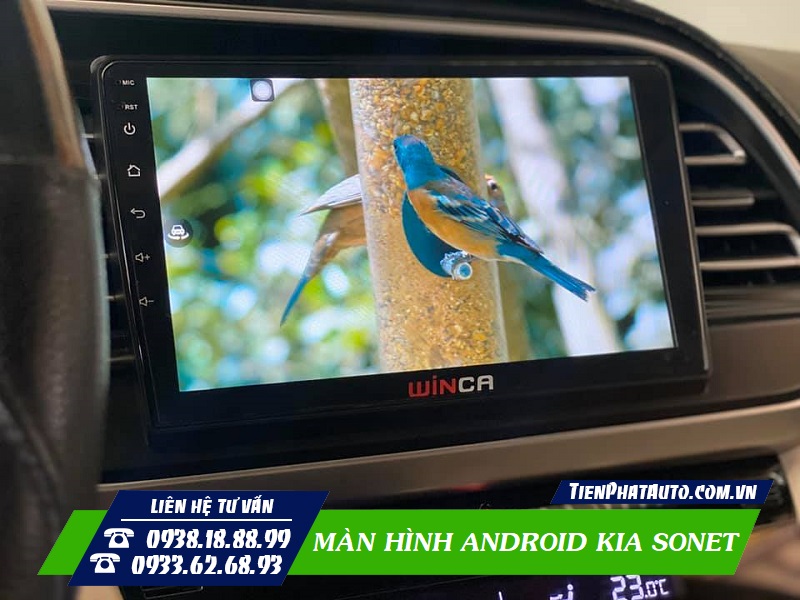 Màn hình Android có thể đáp ứng mọi nhu cầu giải trí trên xe