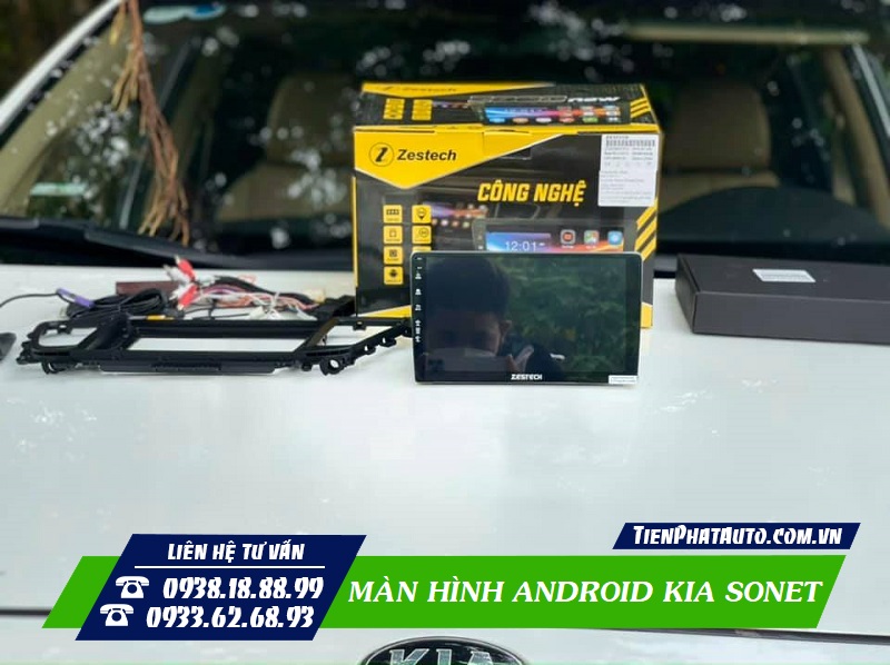 Màn hình Android là phụ kiện không thể nào thiếu trên Kia Sonet